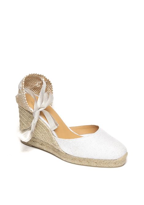 Espadrillas carina bianco/oro CASTANER | CARINA 021767METALIZADO-4078